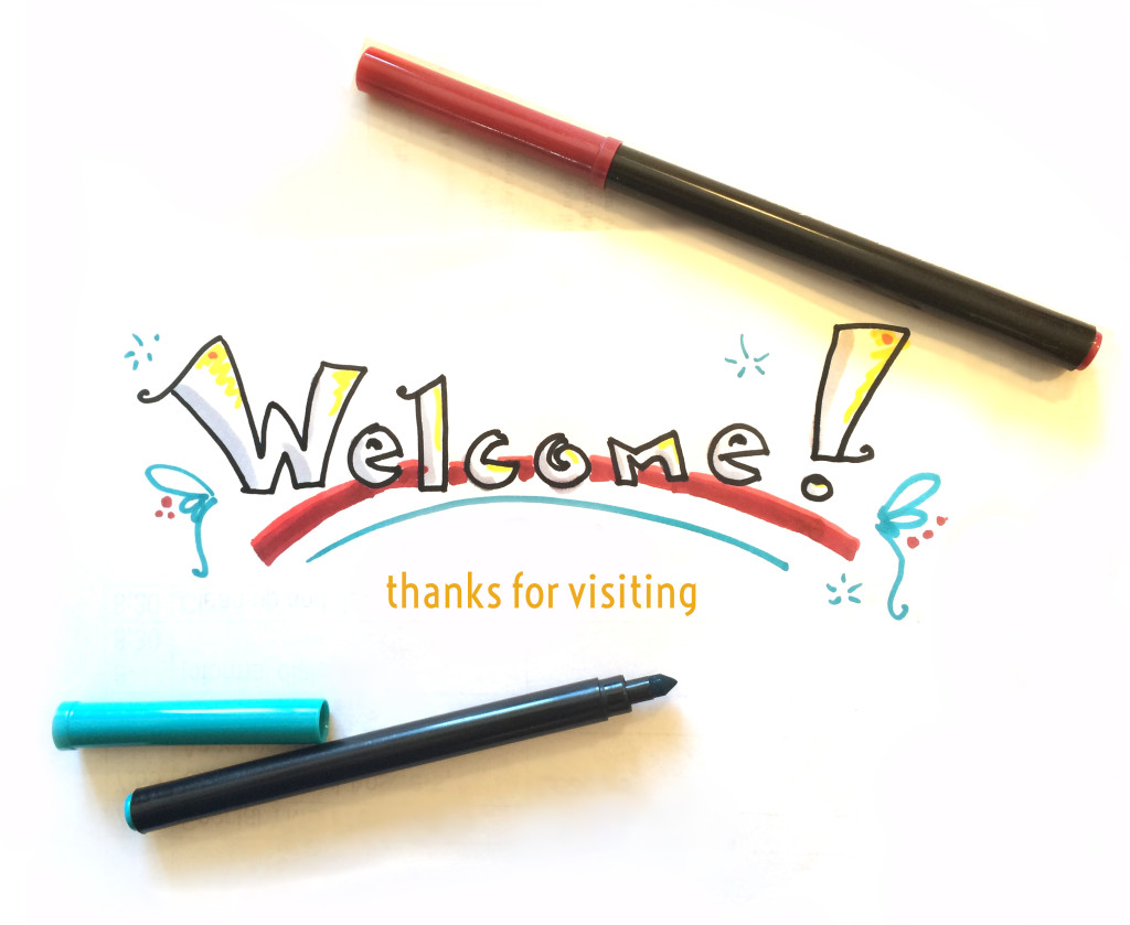 Welcome Graphic Handrwawn